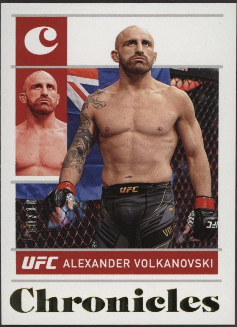 Alexander Volkanovski 2022 Panini Chronicles UFC Base One #478 Platinum