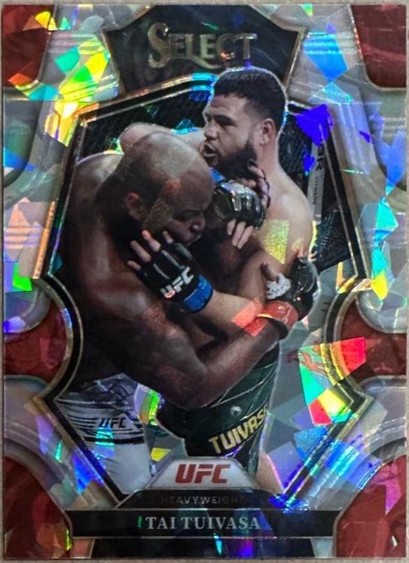 Tai Tuivasa 2023 Panini Select UFC Premier Level #153 Cracked Ice