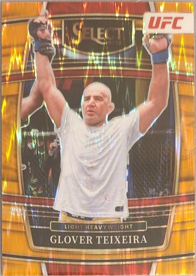 Glover Teixeira 2022 Panini Select UFC Concourse #17 Orange Flash