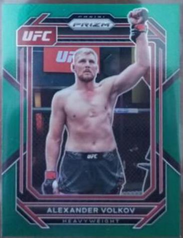 Alexander Volkov 2023 Panini Prizm UFC Base #131 Green