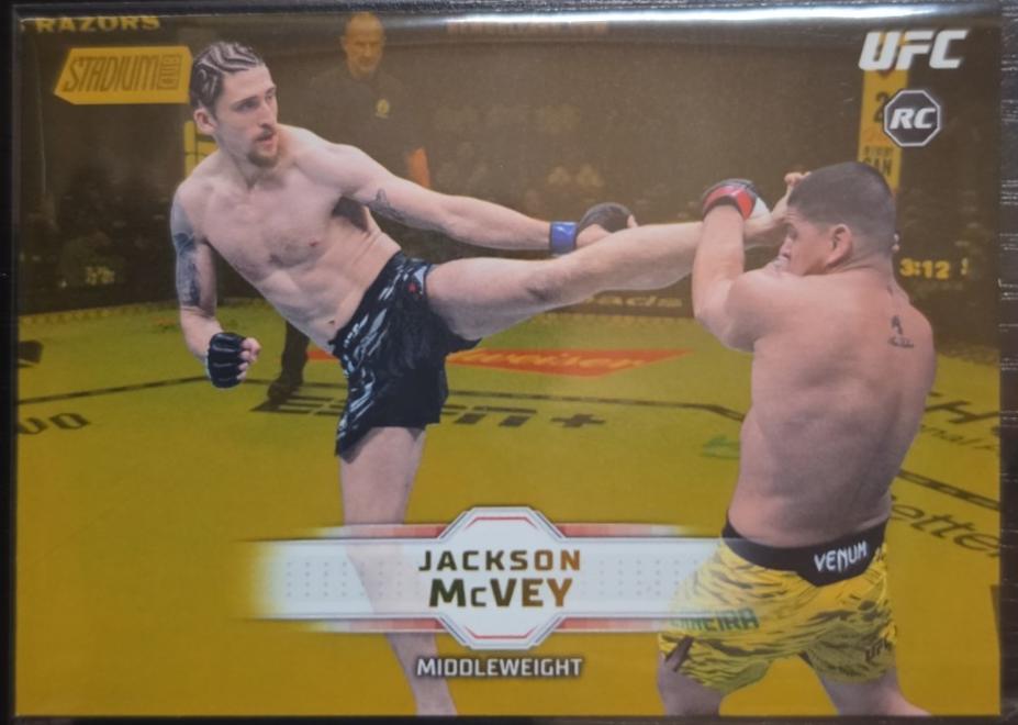 Jackson McVey 2026 Topps Stadium Club UFC Base #199 Gold