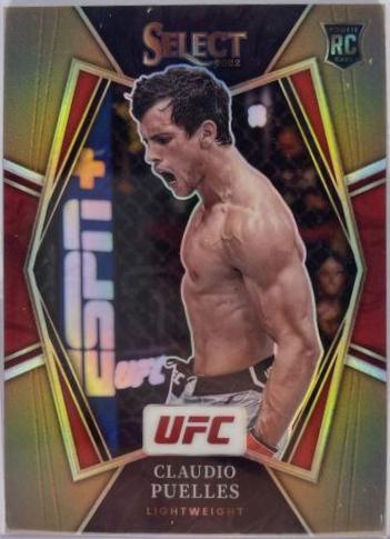 Claudio Puelles 2022 Panini Select UFC Premier Level #120 Bronze
