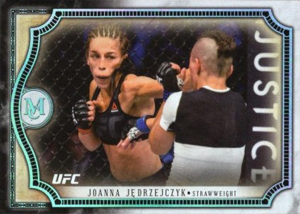 Joanna Jędrzejczyk 2018 Topps UFC Museum Collection Base #10 Ruby