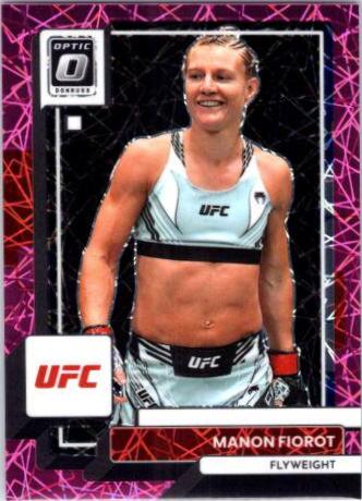 Manon Fiorot 2023 Panini Donruss Optic UFC Base #98 Pink Velocity