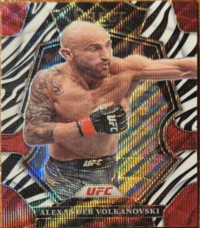 Alexander Volkanovski 2023 Panini Select UFC Premier Level #128 Zebra