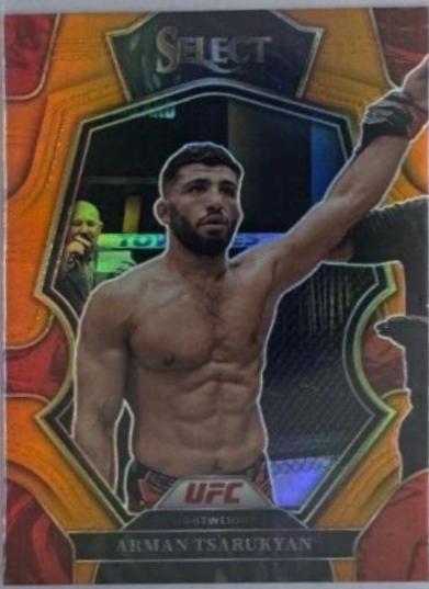 Arman Tsarukyan 2023 Panini Select UFC Premier Level #188 Orange