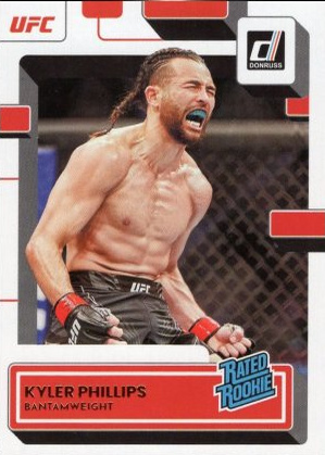 Kyler Phillips 2023 Panini Donruss UFC Base #220 Press Proof Teal