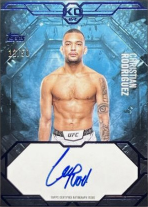 Christian Rodriguez 2025 Topps Knockout UFC Knockout Autographs #KA-CR Red