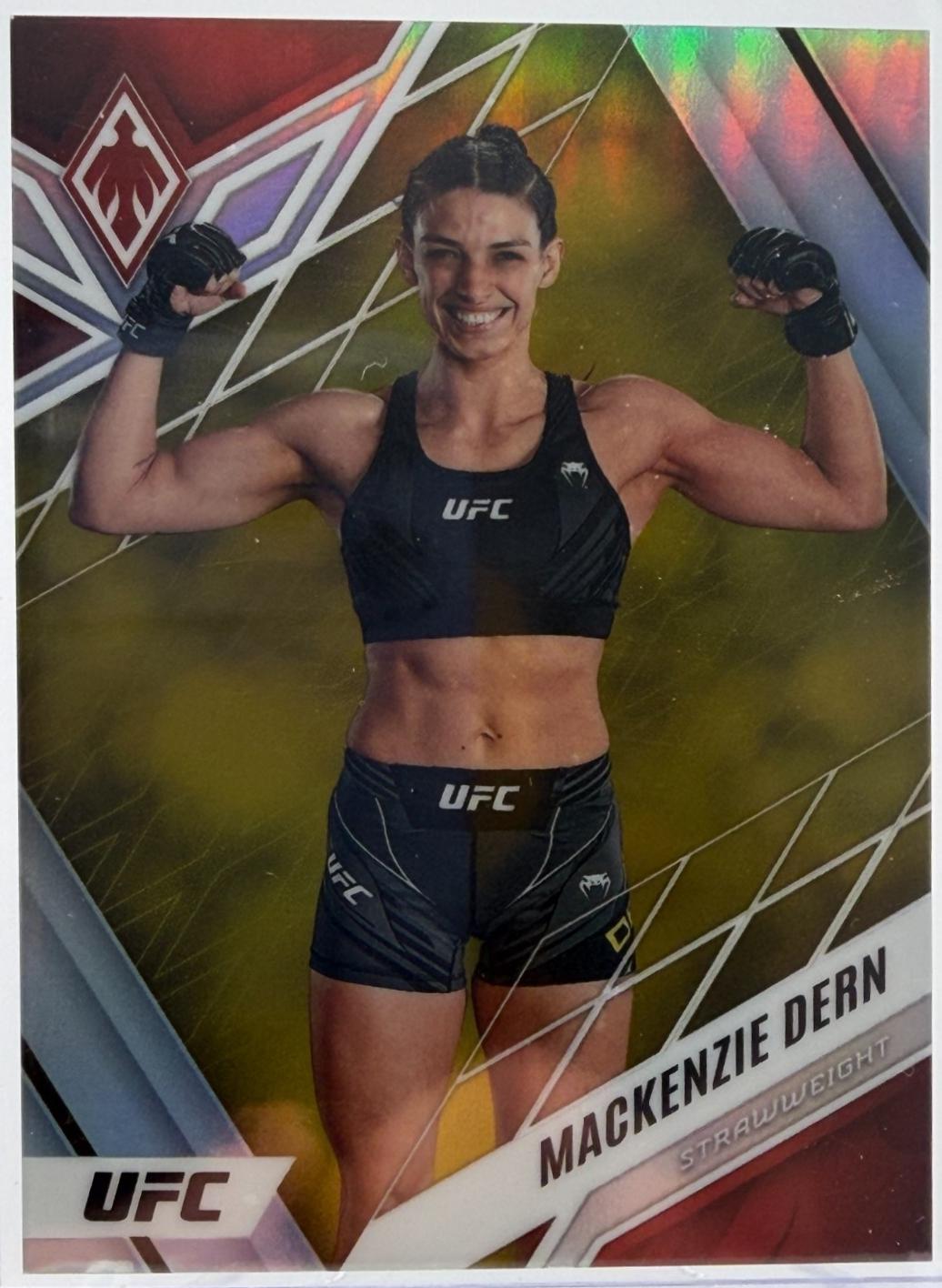 Mackenzie Dern 2023 Panini Chronicles UFC Base Phoenix #303 Gold