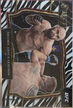 Shamil Abdurakhimov 2023 Panini Select UFC Octagonside #247 Zebra