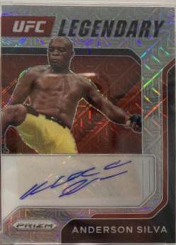 Anderson Silva 2022 Panini Prizm UFC Legendary Signatures #17 Mojo