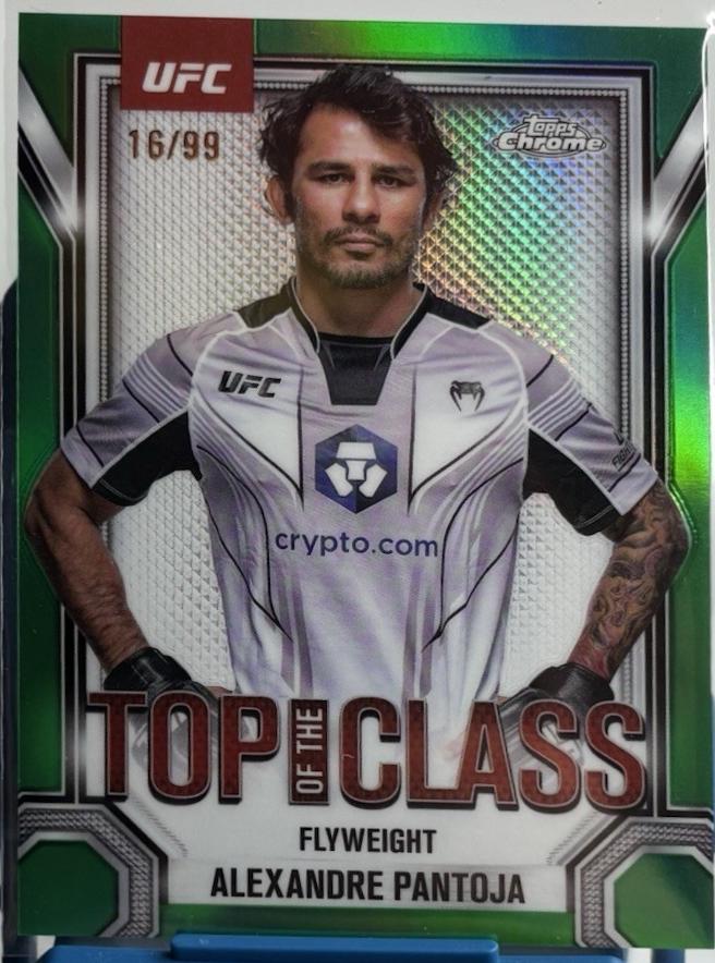 Alexandre Pantoja 2025 Topps Chrome UFC Top of the Class #TTC-17 Green Refractor