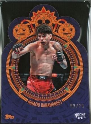 Ignacio Bahamondes 2024 Topps Noche UFC Base #12 Purple Die-Cut