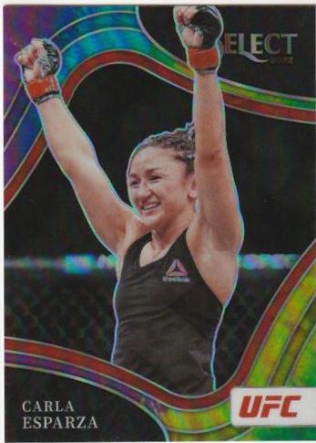 Carla Esparza 2022 Panini Select UFC Octagonside #223 Tie Dye