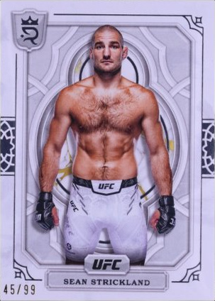 Sean Strickland 2024 Topps Royalty UFC Base #69 Platinum