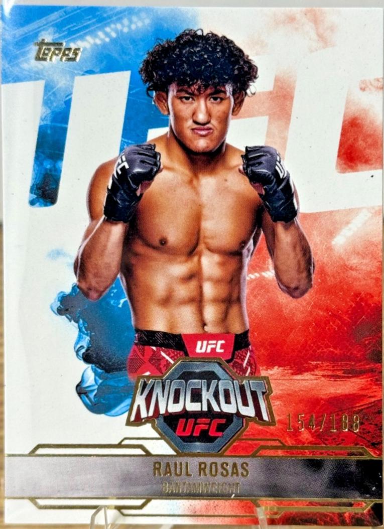 Raul Rosas 2025 Topps Knockout UFC Base #67 Gold