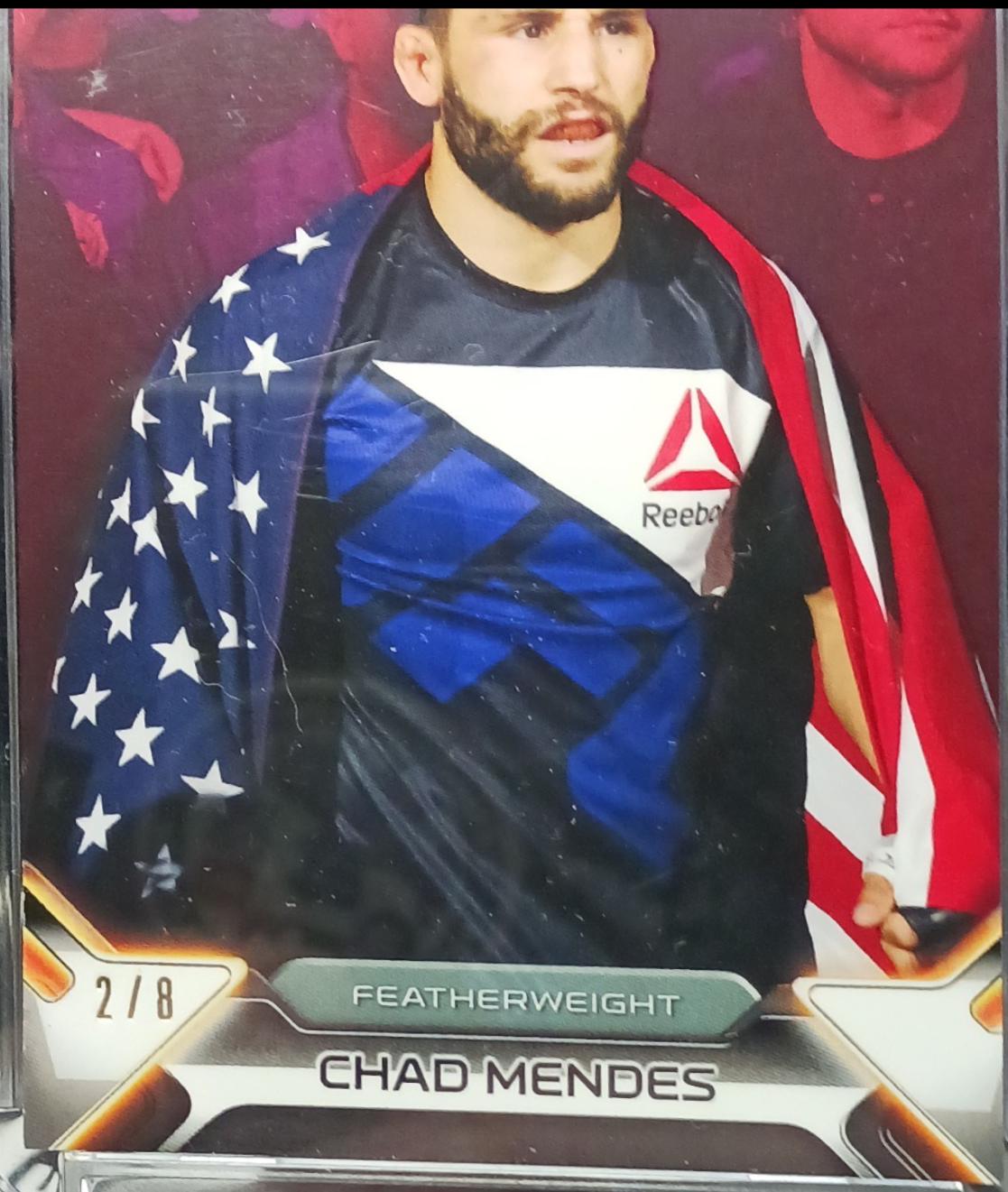 Chad Mendes 2016 Topps UFC Knockout Base #51 Red