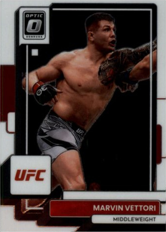 Marvin Vettori 2023 Panini Donruss Optic UFC Base #5 Black Pandora