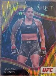 Amanda Nunes 2022 Panini Select UFC Octagonside #271 Black