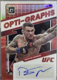 Dustin Poirier 2022 Panini Donruss Optic UFC Opti-Graphs #31 Red