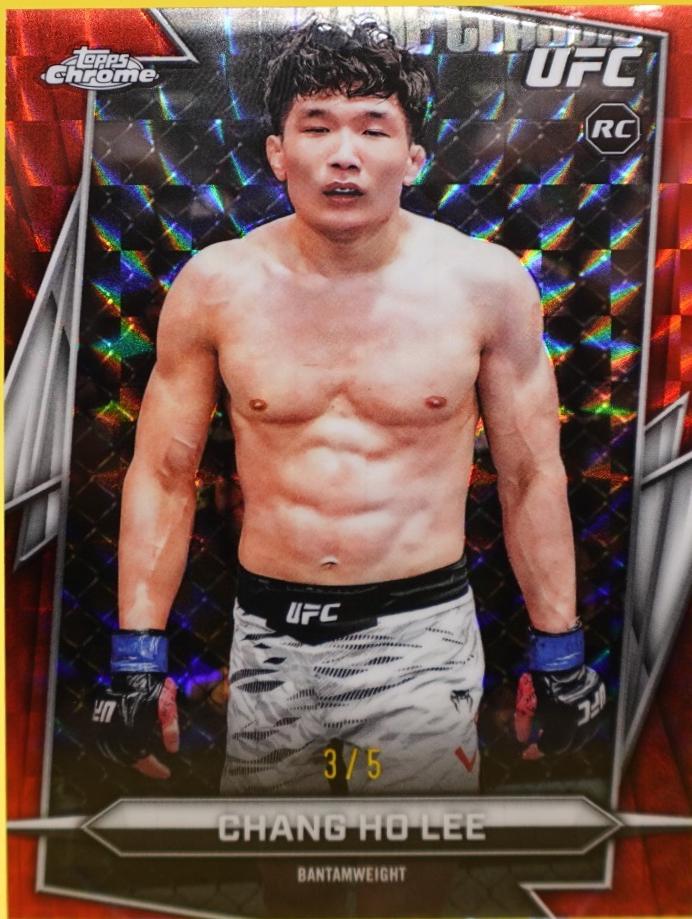Chang Ho Lee 2026 Topps Chrome UFC Base #139 Black Ray Wave Refractor