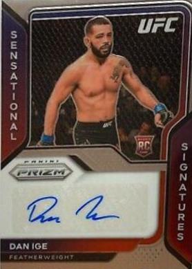 Dan Ige 2021 Panini Prizm UFC Sensational Signatures #SS-DIG