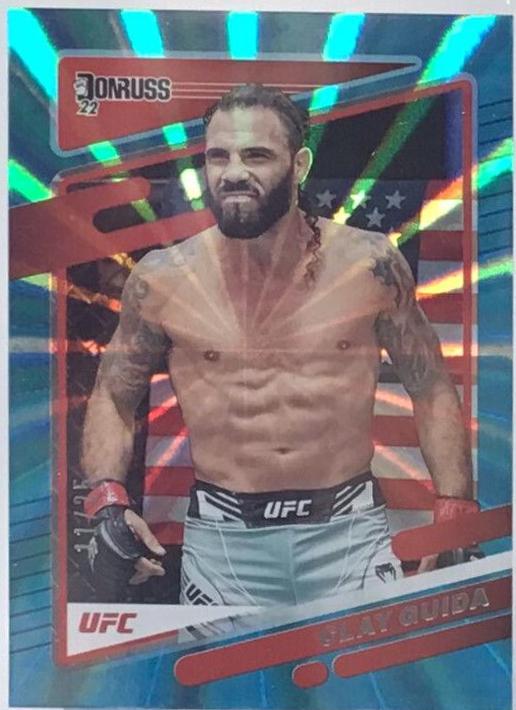 Clay Guida 2022 Panini Donruss UFC Base #111 Teal
