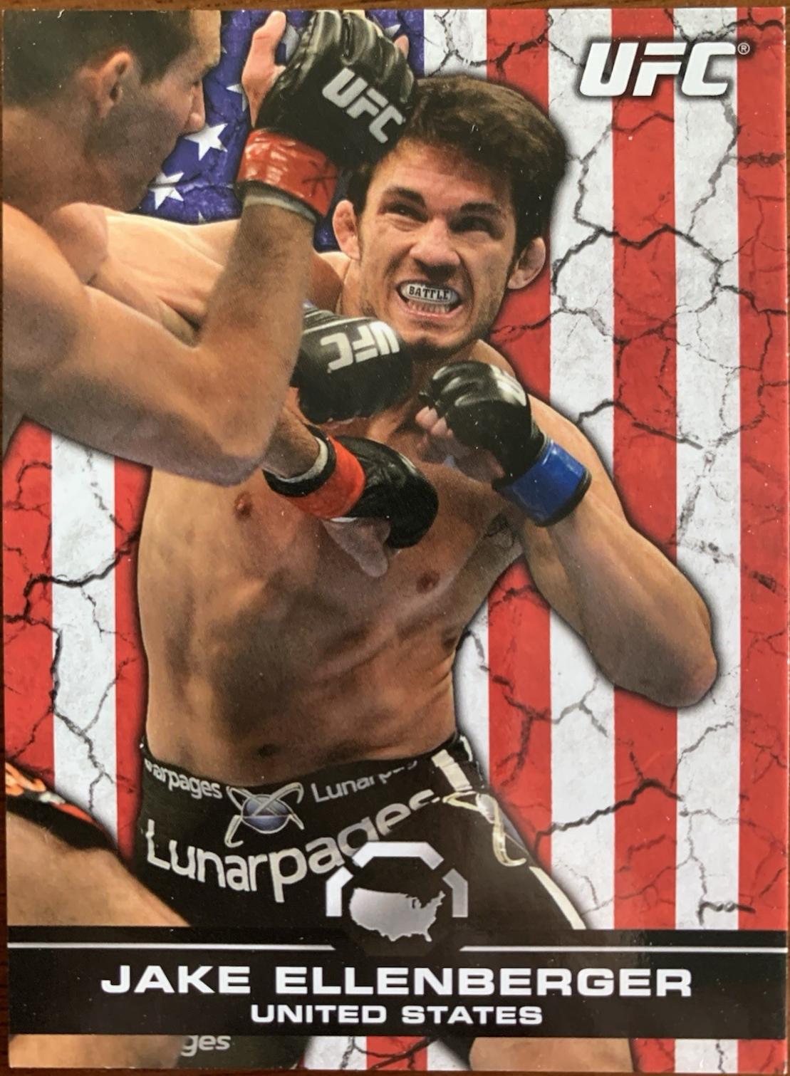 Jake Ellenberger 2013 Topps UFC Bloodlines Base #98 Flag