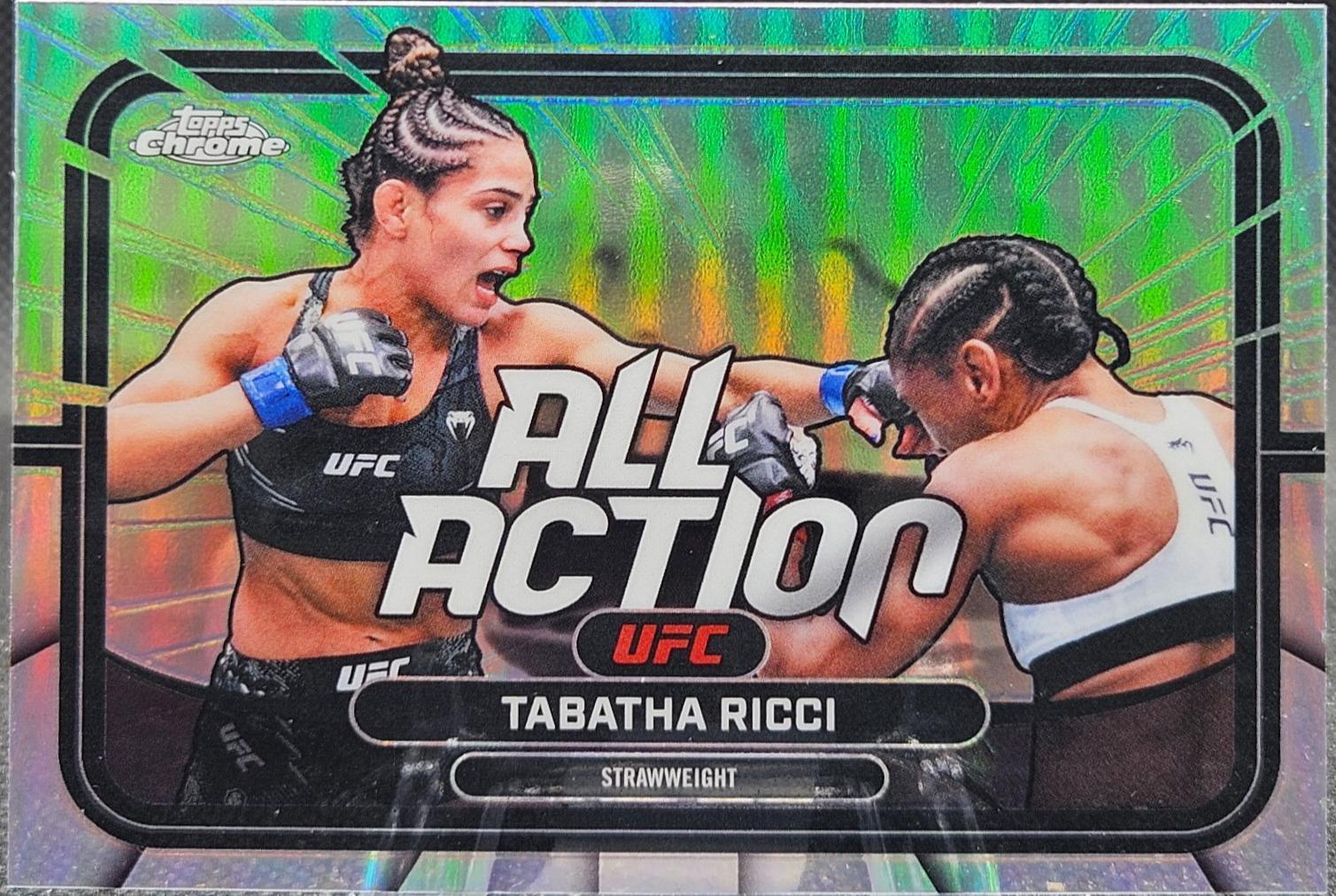 Tabatha Ricci 2026 Topps Chrome UFC All-Action #AA-34 Refractor
