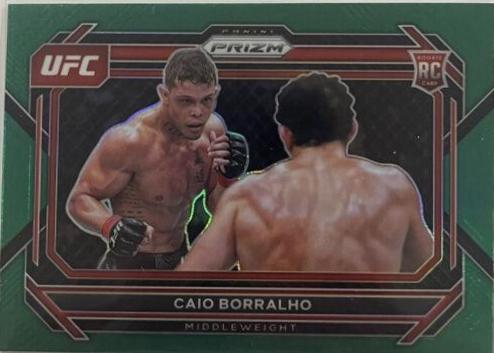 Caio Borralho 2023 Panini Prizm UFC Base #68 Green