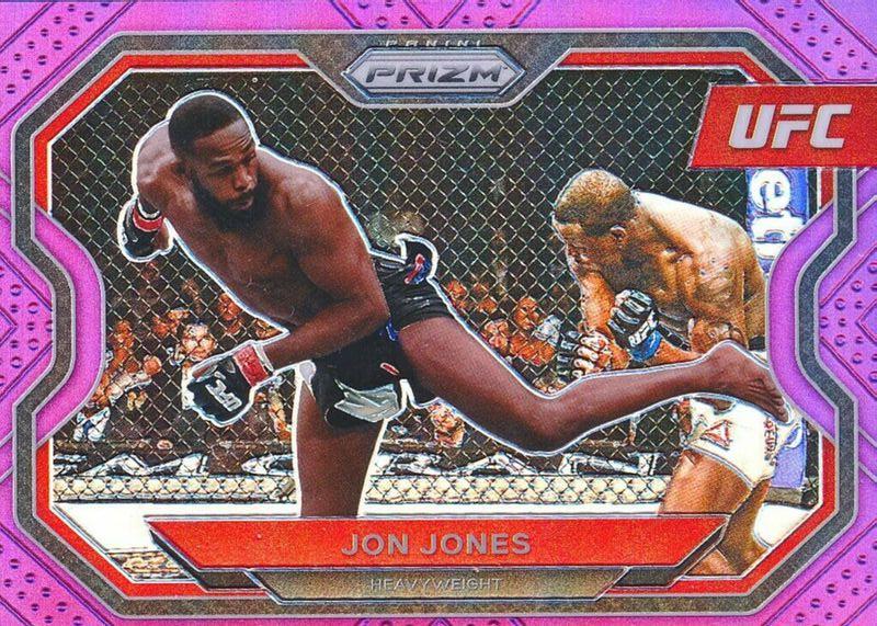 Jon Jones 2021 Panini Prizm UFC Base #101 Purple