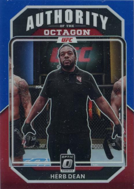 Herb Dean 2023 Panini Donruss Optic UFC Base #148 Blue