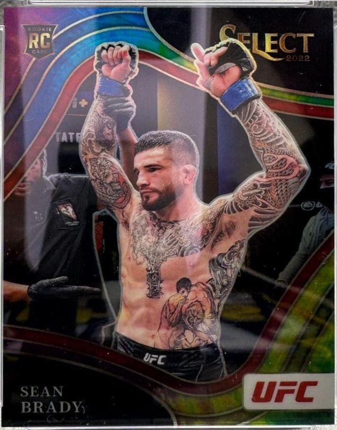 Sean Brady 2022 Panini Select UFC Mezzanine #338 Tie Dye