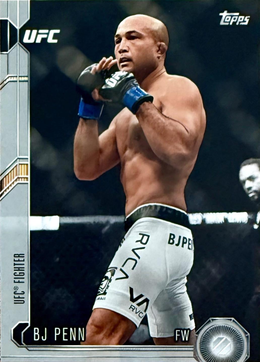 BJ Penn 2015 Topps UFC Chronicles Base #11 Silver