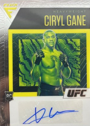 Ciryl Gane 2021 Panini Chronicles UFC Flux Auto #38 Black