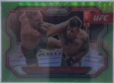 Jimmy Crute 2021 Panini Prizm UFC Base #170 Neon Green