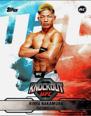 Rinya Nakamura 2025 Topps Knockout UFC Base #70 Emerald
