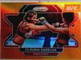 Claudia Gadelha 2022 Panini Prizm UFC Base #19 Orange