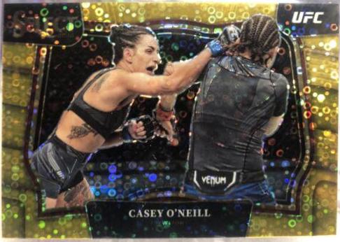 Casey O'Neill 2023 Panini Select UFC Octagonside #299 Gold Disco