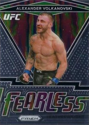 Alexander Volkanovski 2021 Panini Prizm UFC Fearless #17 Black