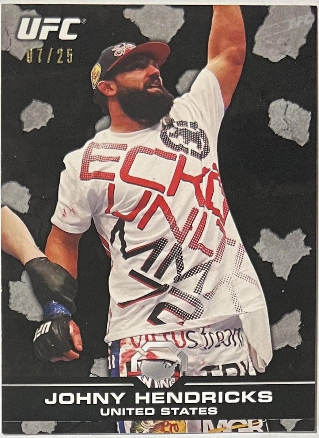 Johny Hendricks 2013 Topps UFC Bloodlines Base #18 Black