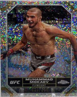 Muhammad Mokaev 2024 Topps Chrome UFC Base #144 Speckle Refractor