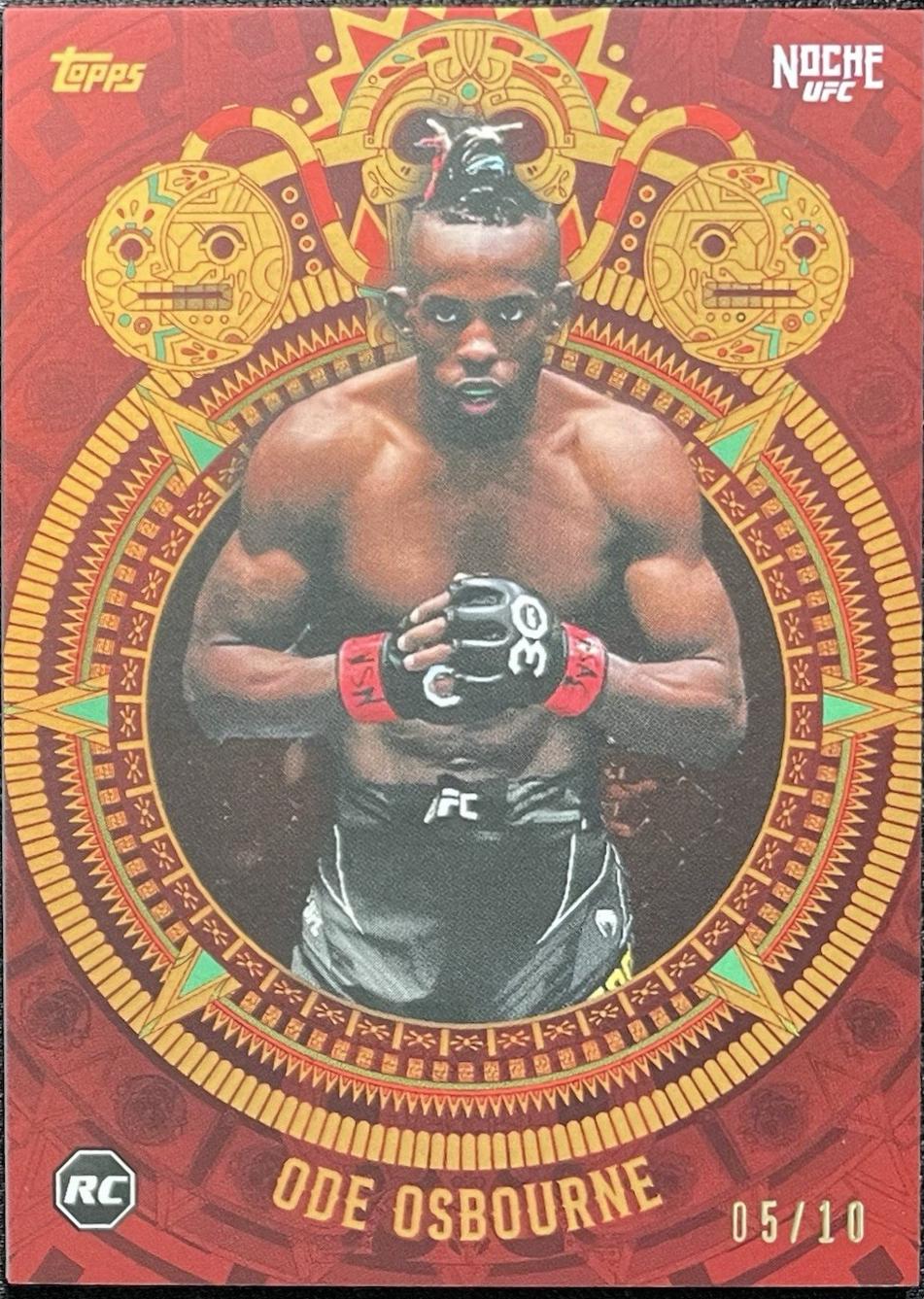 Ode Osbourne 2024 Topps Noche UFC Base #15 Red