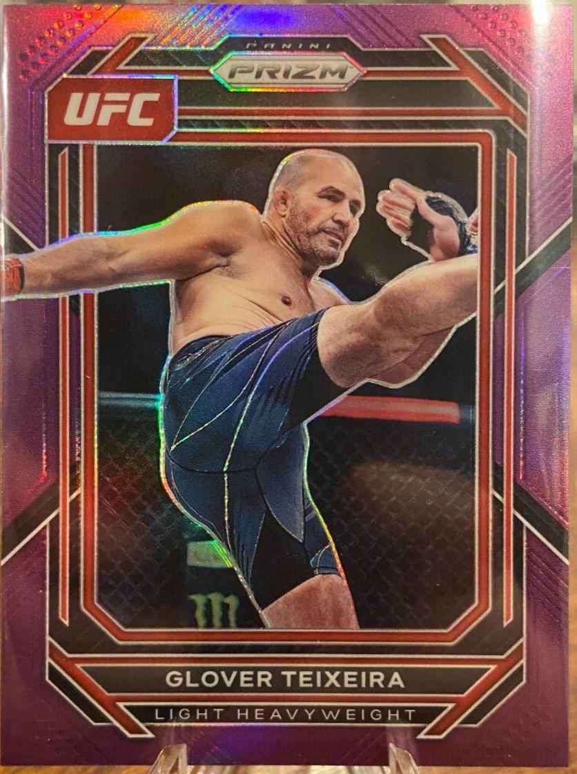 Glover Teixeira 2023 Panini Prizm UFC Base #147 Purple