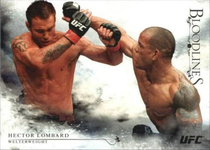 Hector Lombard 2014 Topps UFC Bloodlines Base #88 Flag
