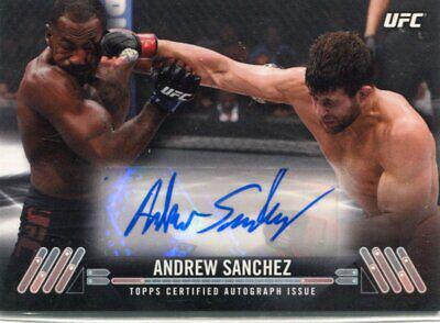Andrew Sanchez 2017 Topps UFC Knockout Knockout Autographs #KA-AS Green