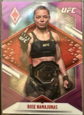 Rose Namajunas 2022 Panini Chronicles UFC Base Phoenix #304 Purple
