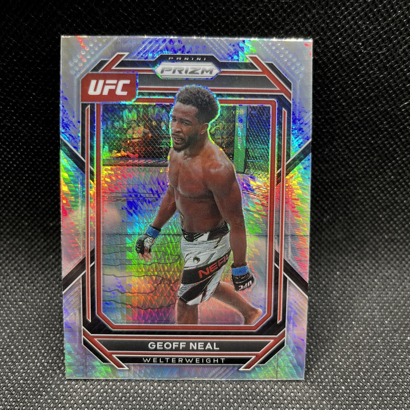 Geoff Neal 2023 Panini Prizm UFC Base #127 Silver