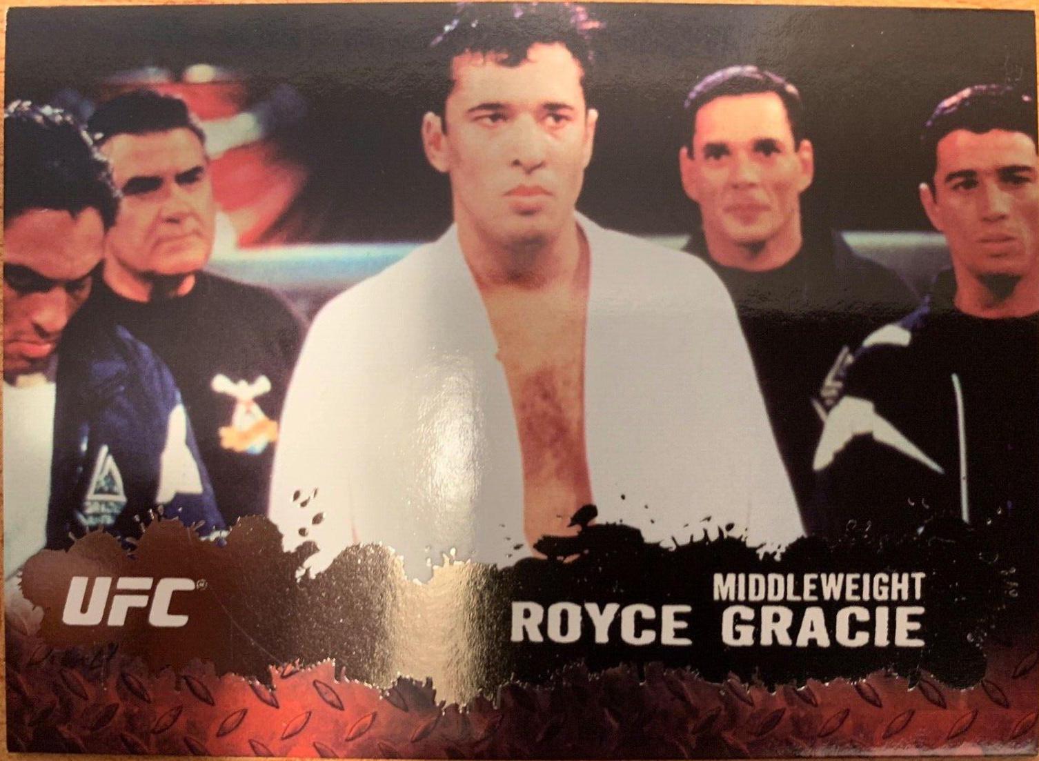 Royce Gracie 2009 Topps UFC Round 2 Base #1 Silver