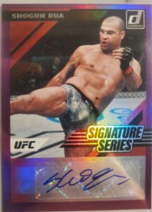 Mauricio Rua 2022 Panini Donruss UFC Signature Series #59 Pink Laser